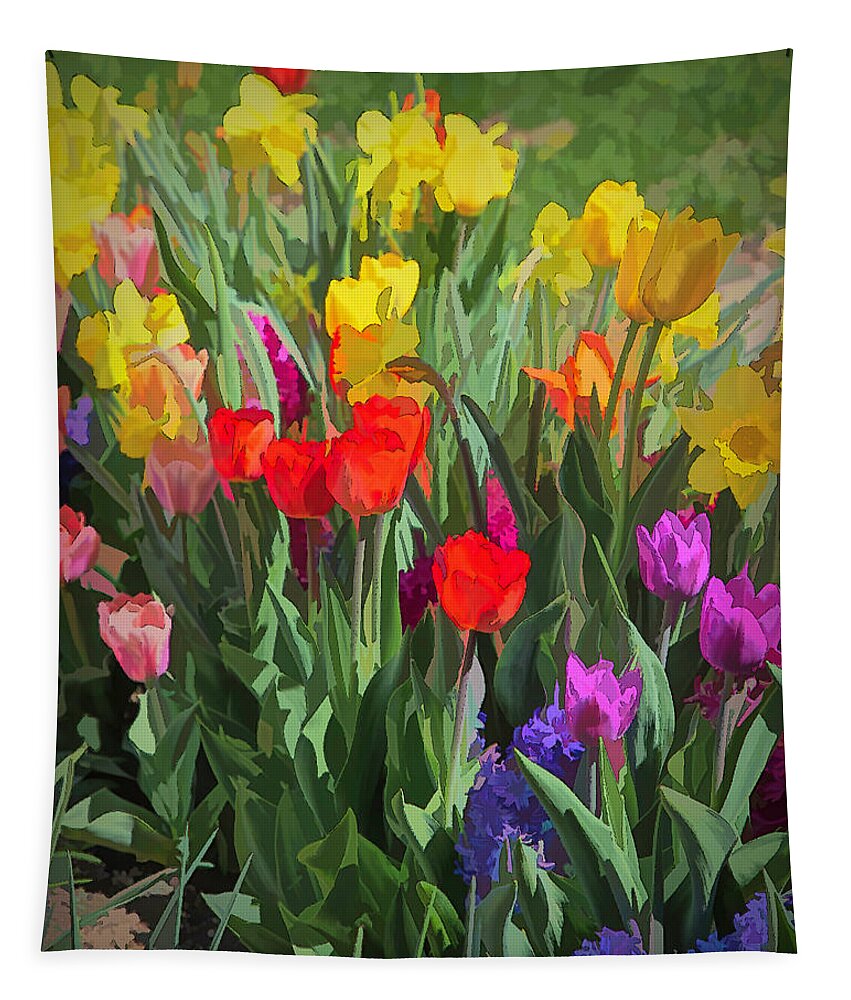 Garden Tapestry featuring the photograph Spring Delight by Lorraine Baum
