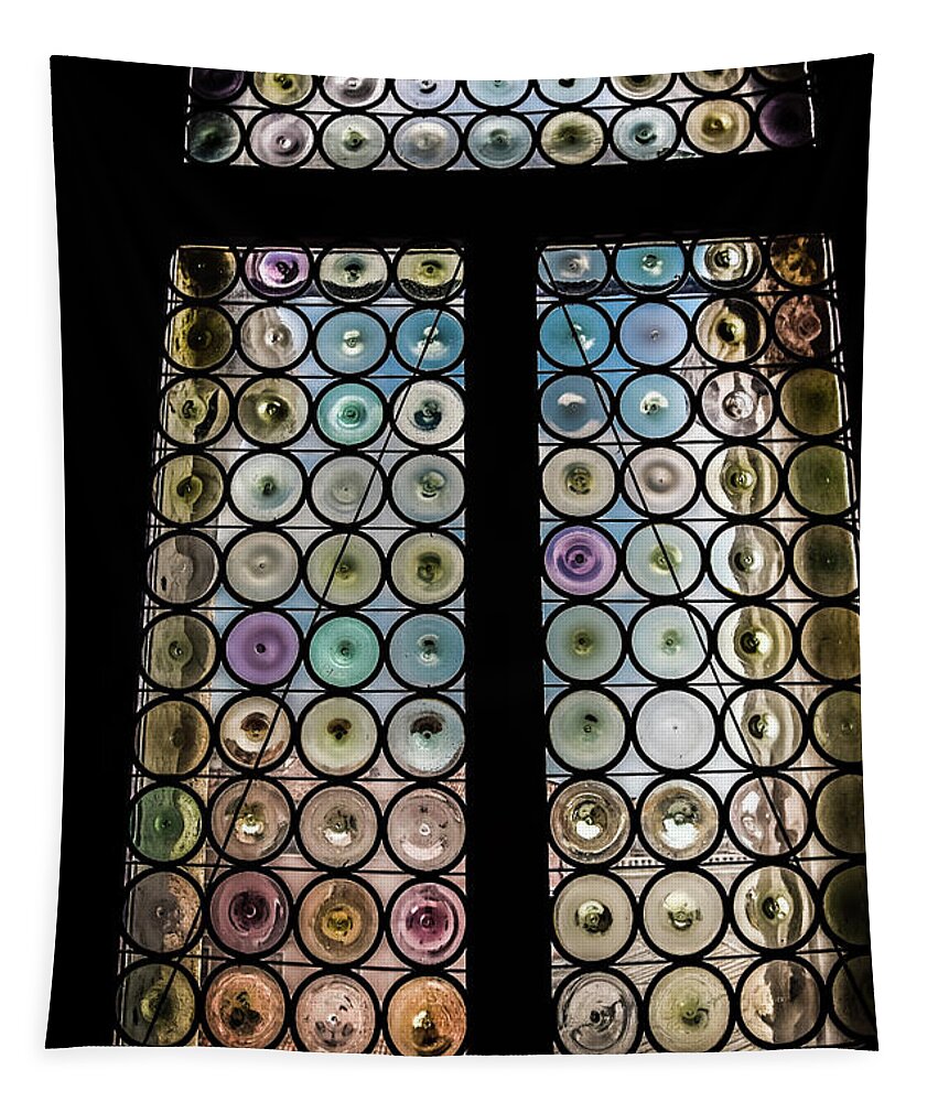 Window Tapestry featuring the photograph Stained Glass Window by Bill Howard