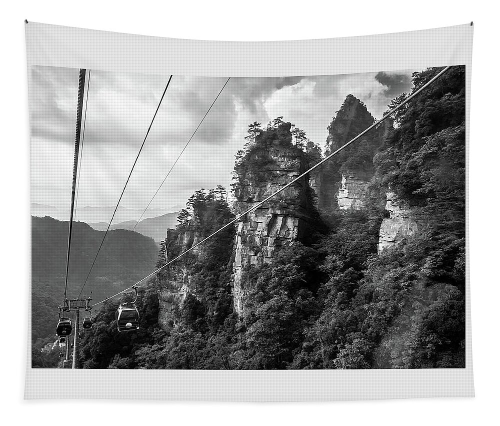China Tapestry featuring the photograph Stairway To Heaven by Inge Elewaut