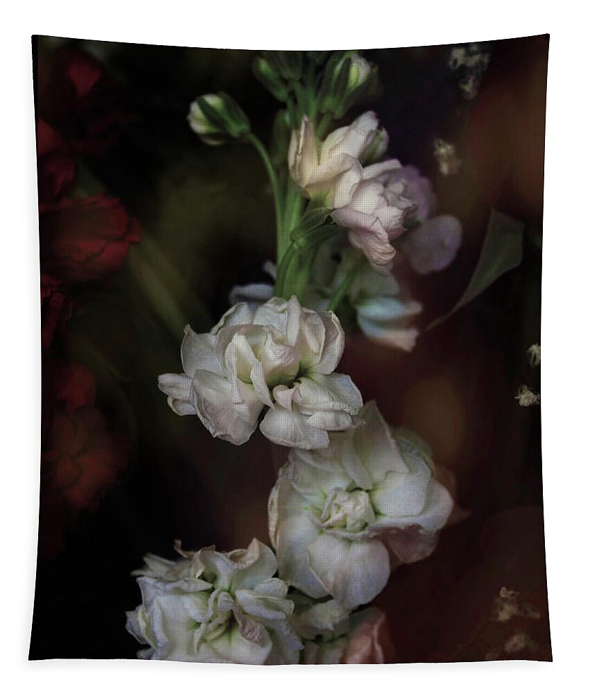 Flowers Tapestry featuring the photograph Stem of Flowers by Bonnie Willis