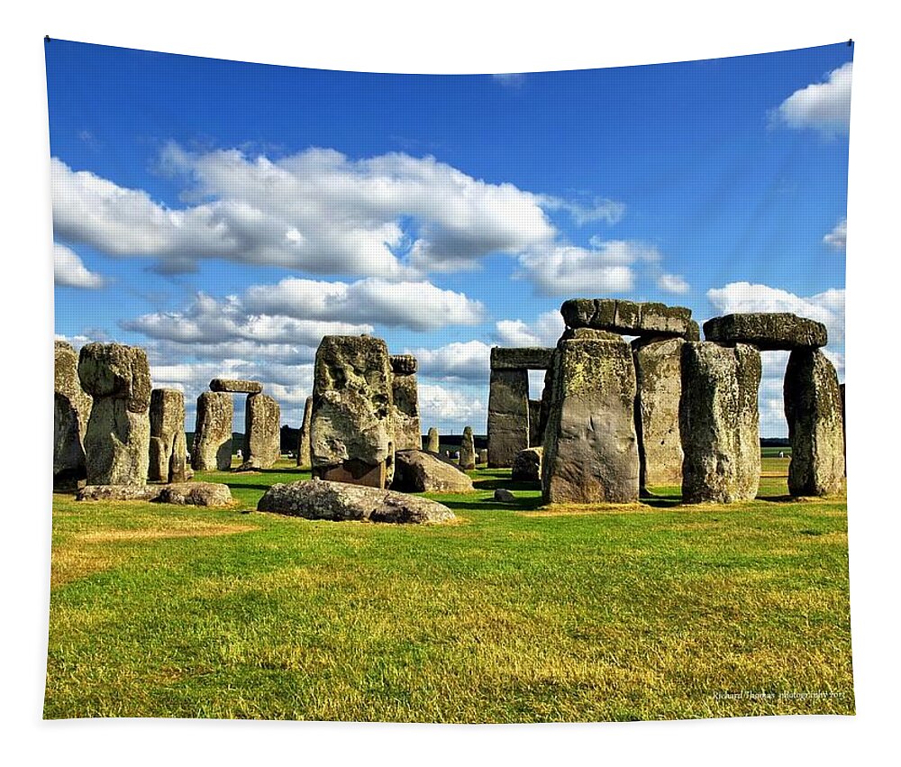 Travel Tapestry featuring the photograph Stonehenge by Richard Thomas
