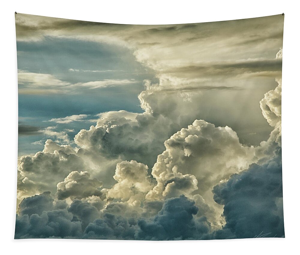 Storm Tapestry featuring the photograph Storm Front by Michael Frank