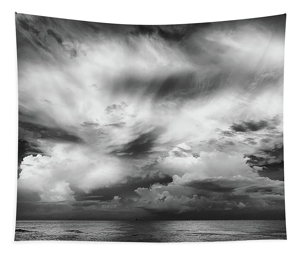 Clouds Tapestry featuring the photograph Stormy 2 by David Pratt