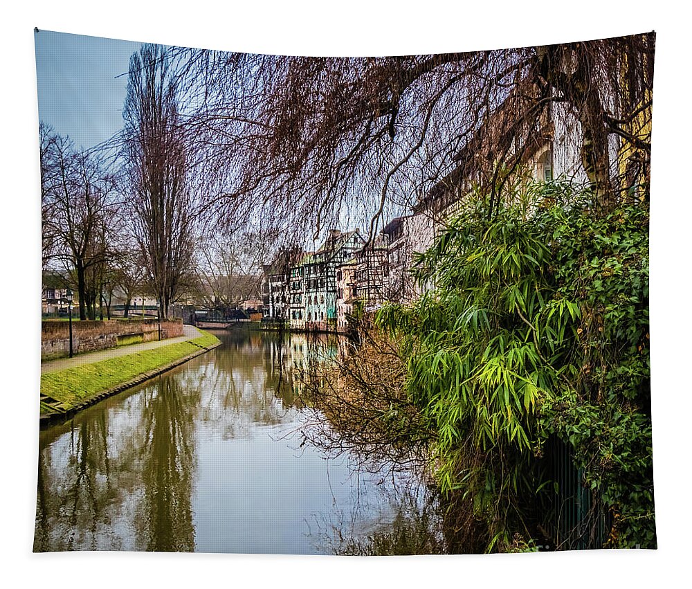 Strasbourg Tapestry featuring the photograph Strasbourg, France by Lyl Dil Creations