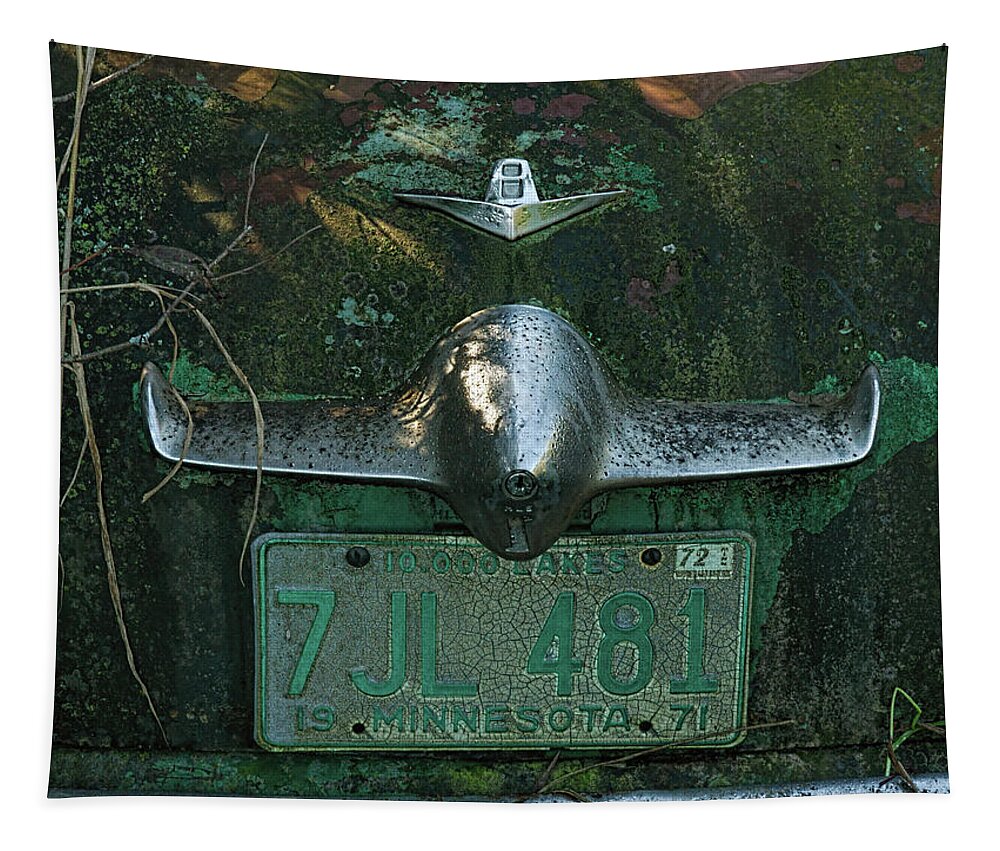 Studebaker Tapestry featuring the photograph Studebaker #25 by James Clinich