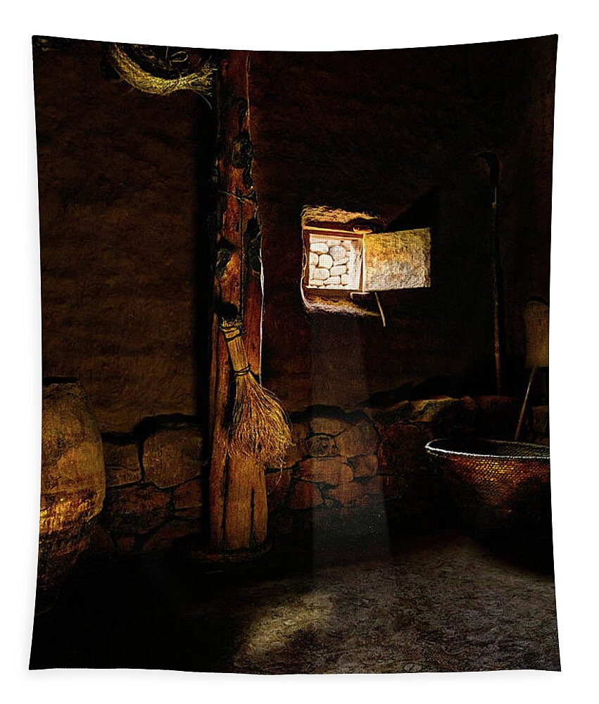 Celtic Tapestry featuring the photograph Sun through a Celtic Window by Weston Westmoreland