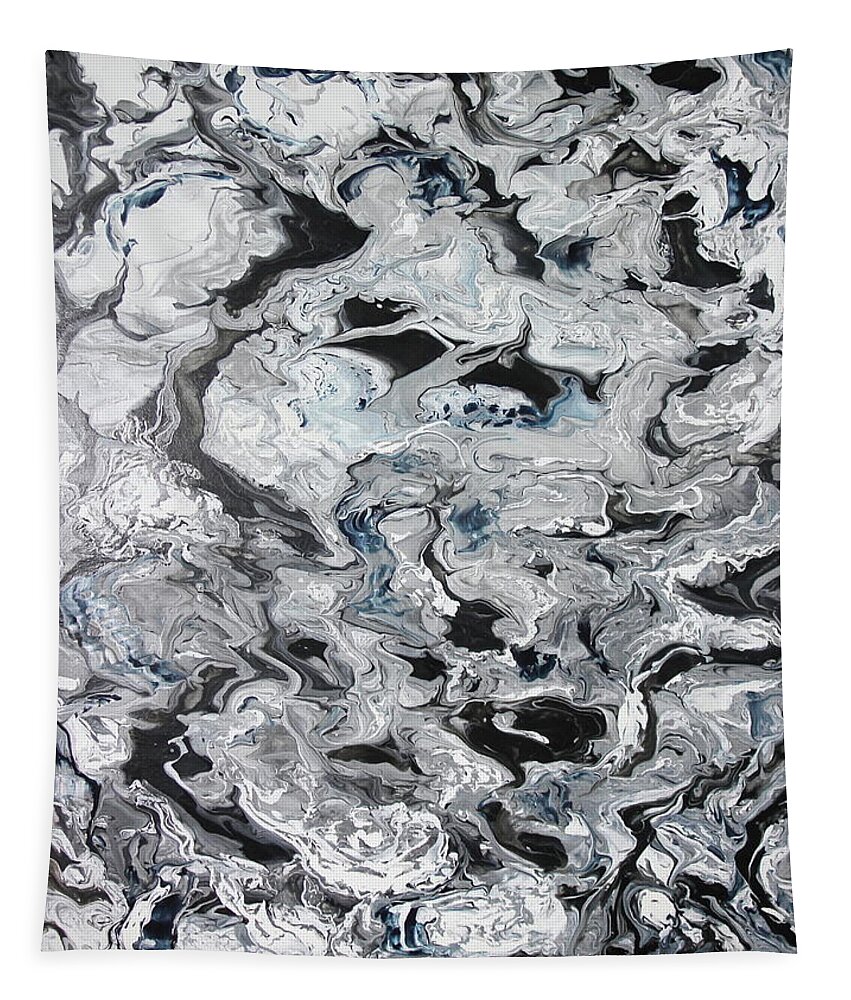 Abstract Tapestry featuring the painting Surface 8 by Madeleine Arnett