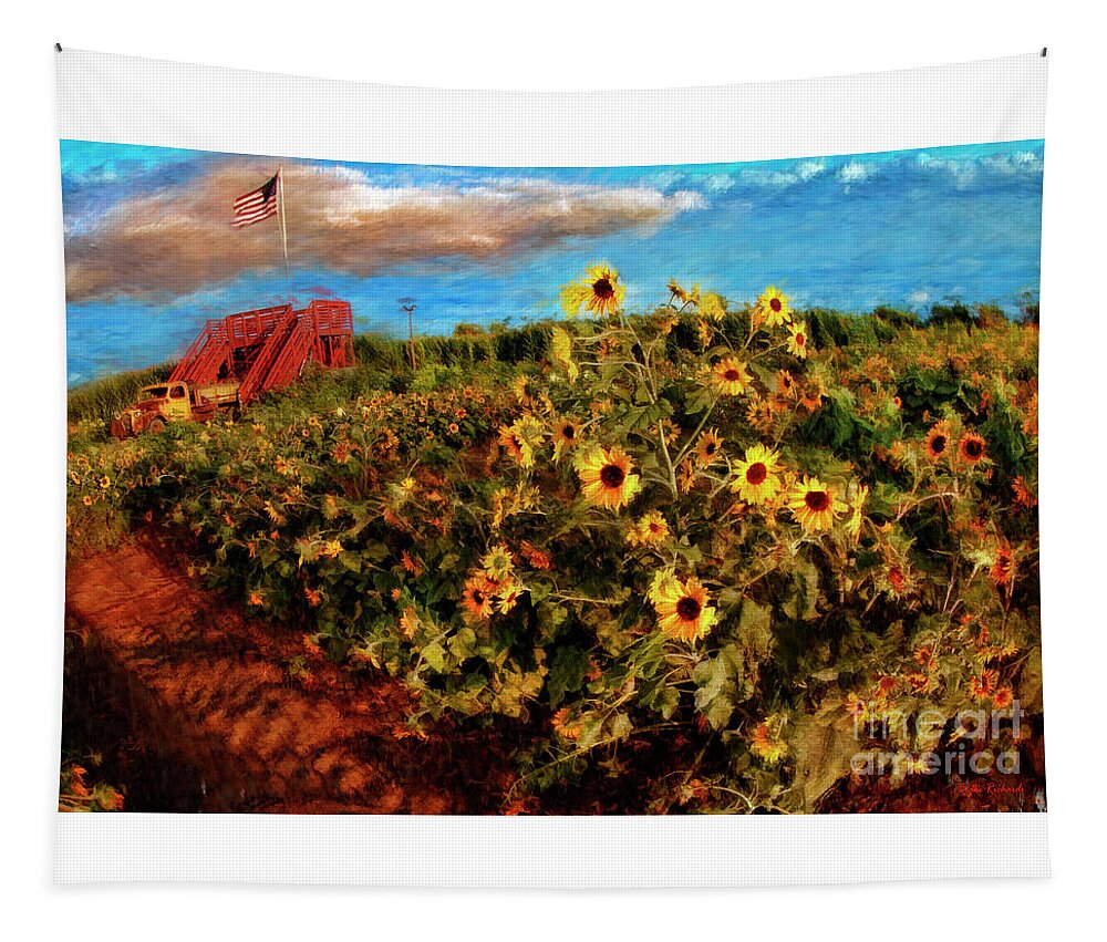 Swank Farms Hollister Tapestry featuring the photograph Swank Farms Hollister by Blake Richards
