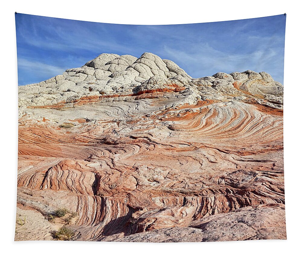 White Pocket Tapestry featuring the photograph Swirls and Waves by Theo O'Connor