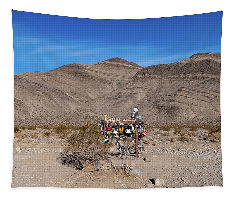 Crossroad Tapestry featuring the photograph Teakettle Junction I by William Dickman