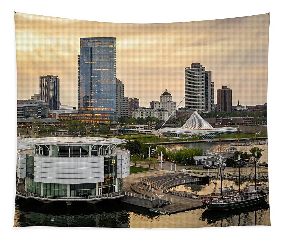 Milwaukee Tapestry featuring the photograph That's Milwaukee by James Meyer