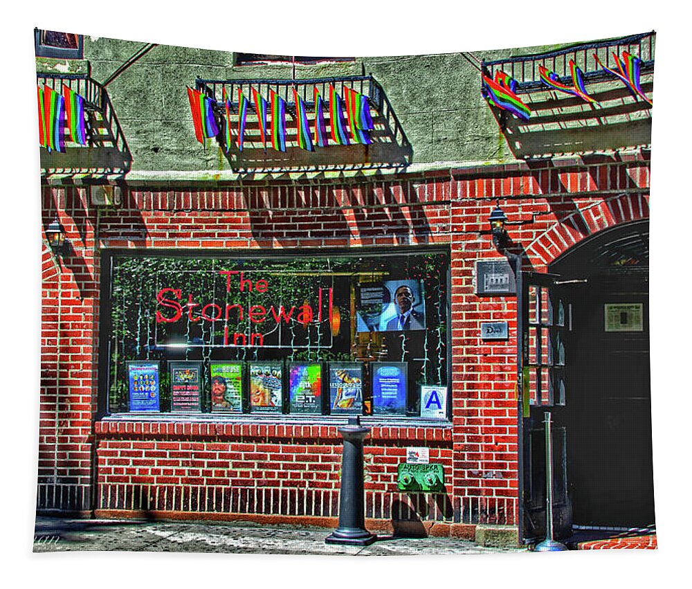 Stonewall Inn Tapestry featuring the photograph The Beginning by Kathi Isserman