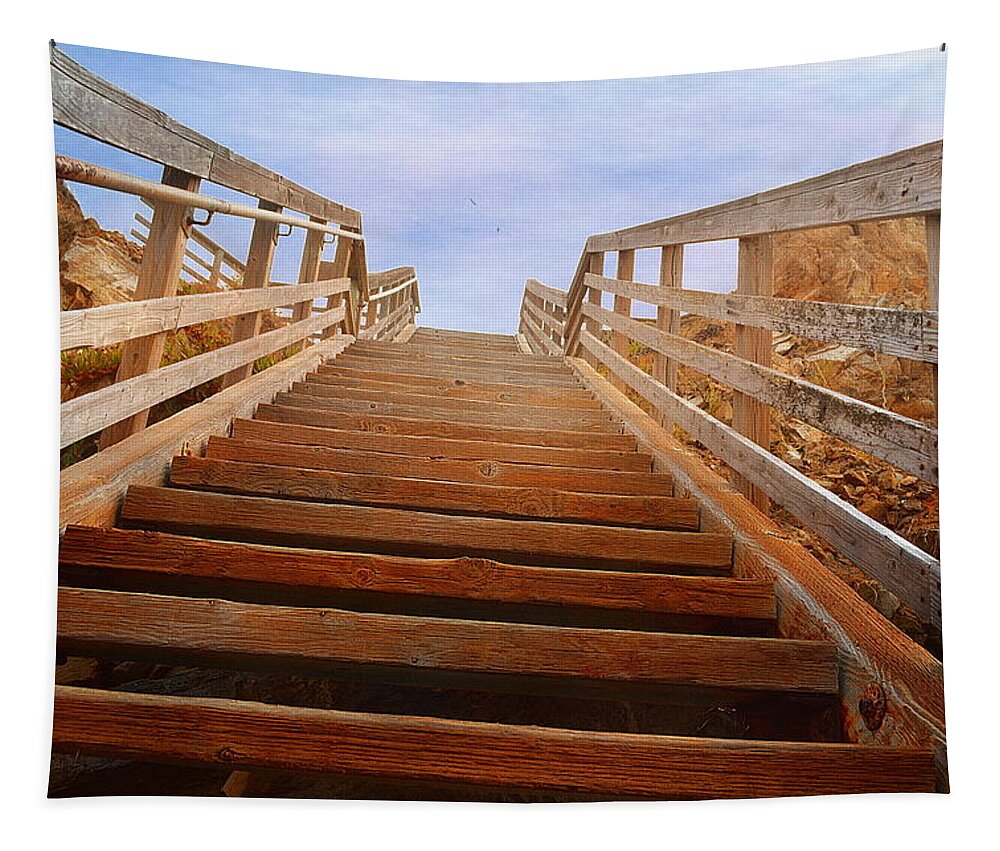 Stairs Tapestry featuring the photograph The Climb by Glenn McCarthy Art and Photography