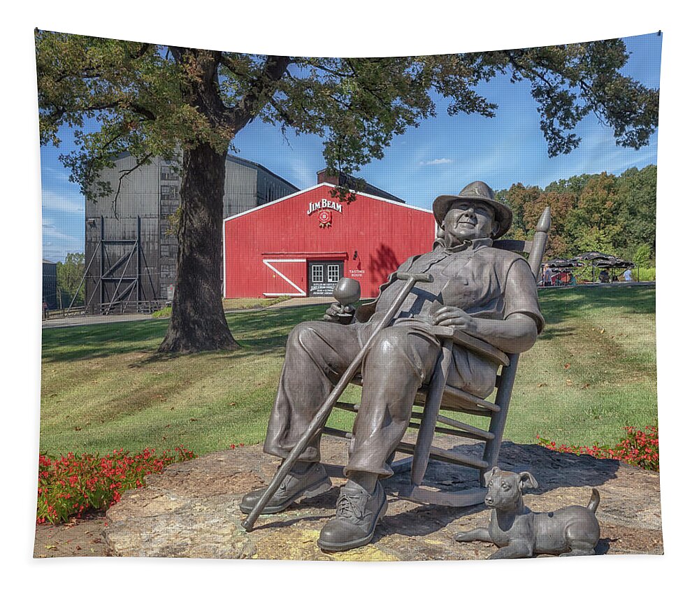 Jim Beam Tapestry featuring the photograph The Master Distiller by Susan Rissi Tregoning
