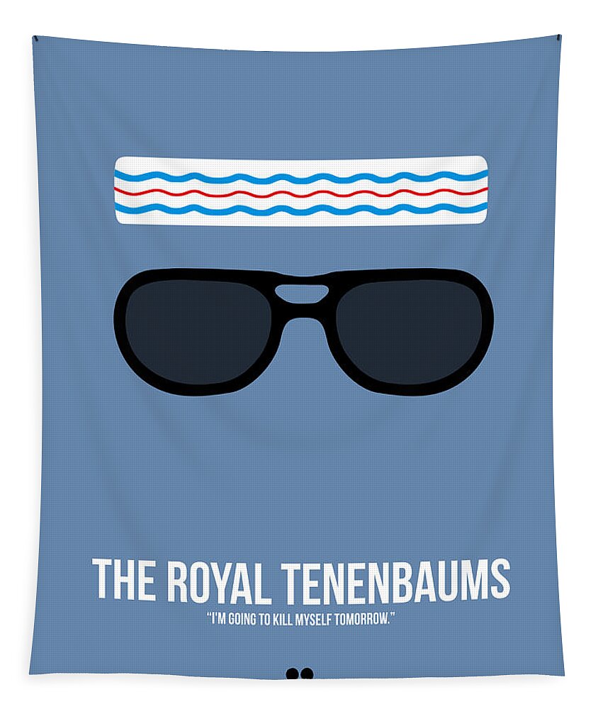 The Royal Tenenbaums Tapestry featuring the digital art The Royal Tenenbaums I by Naxart Studio