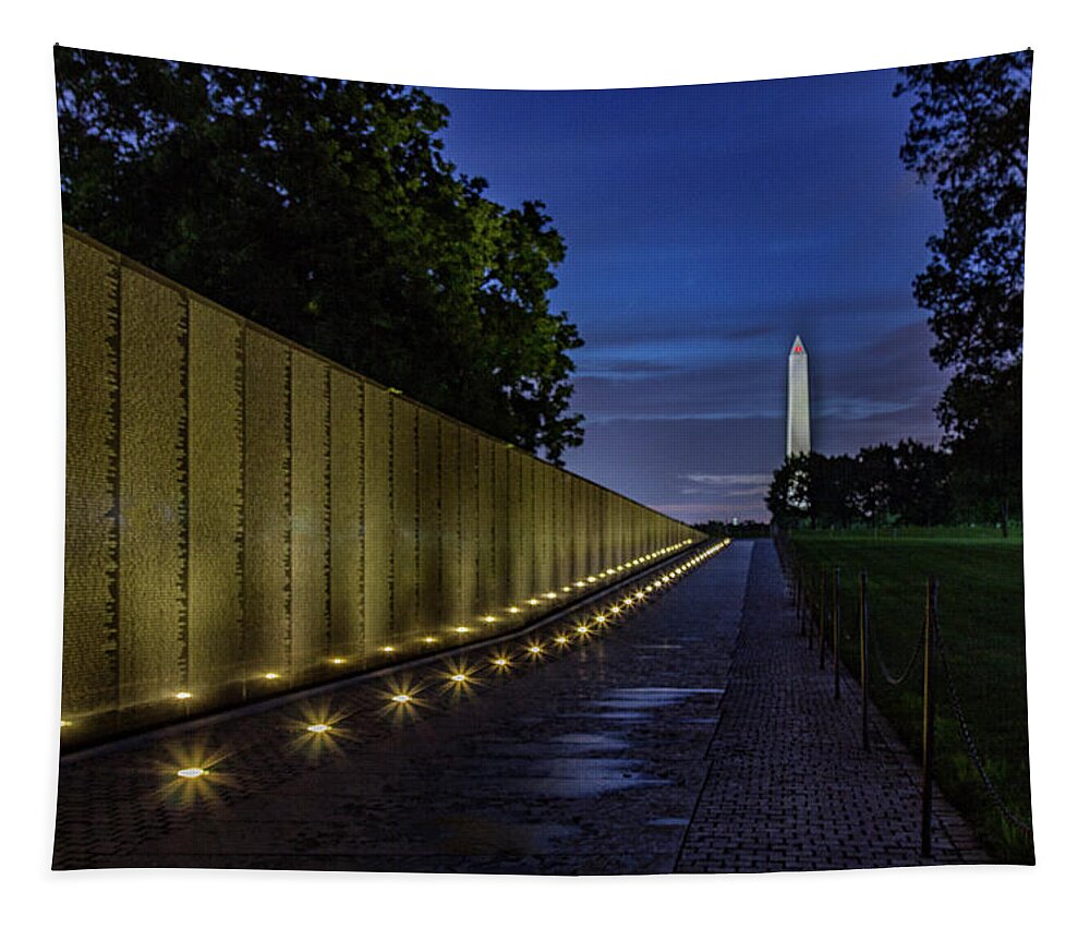 Dawn Tapestry featuring the photograph The Wall at Dawn by Rod Best