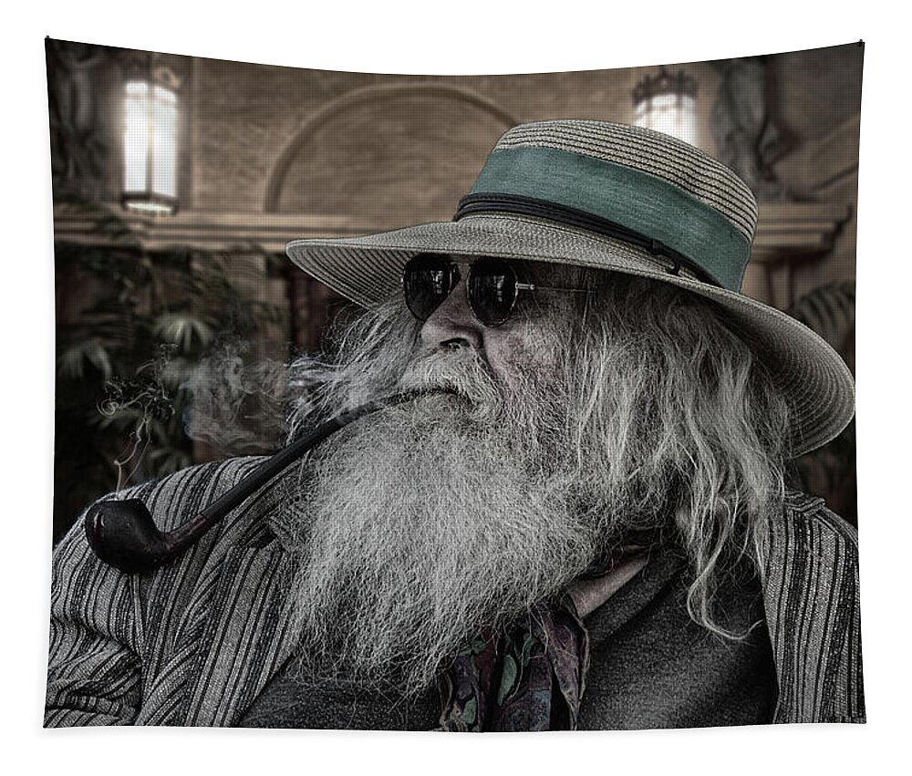 Man Tapestry featuring the photograph Wizard at large #2 by Aleksander Rotner