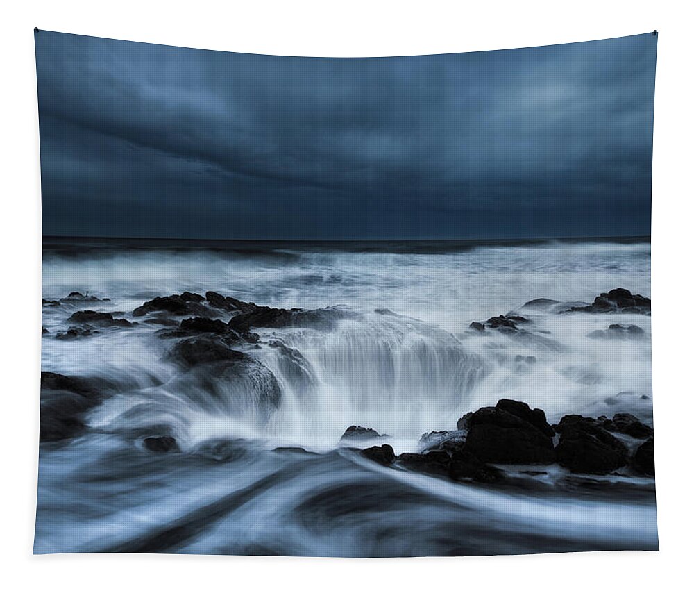 Oregon Tapestry featuring the photograph Thor's Storm by Darren White