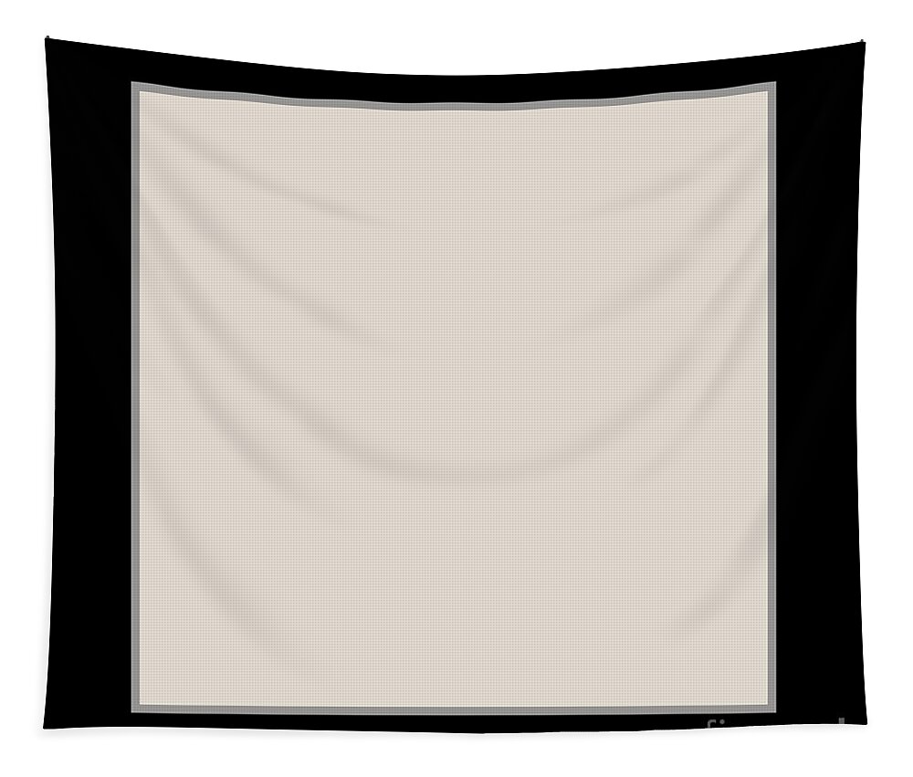 Two Tone Tapestry featuring the digital art Two Tone Blank and Tan for Home Decor by Delynn Addams