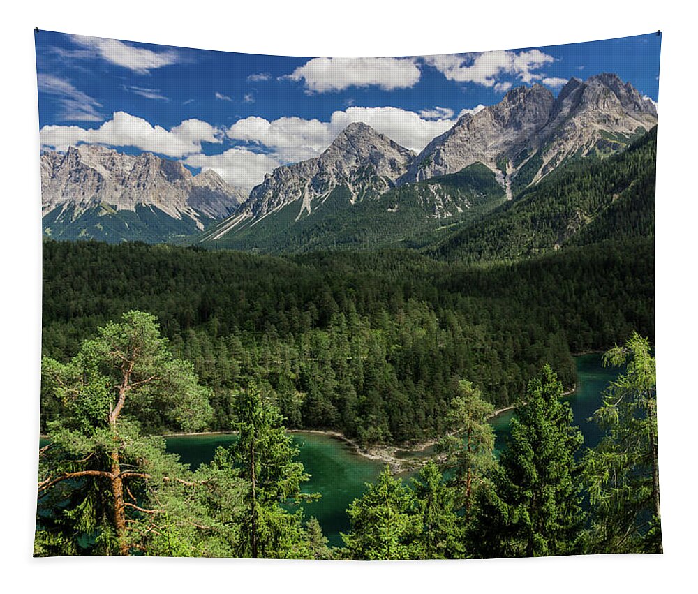 Tyrol Tapestry featuring the photograph Tyrol Mountains by Rebekah Zivicki