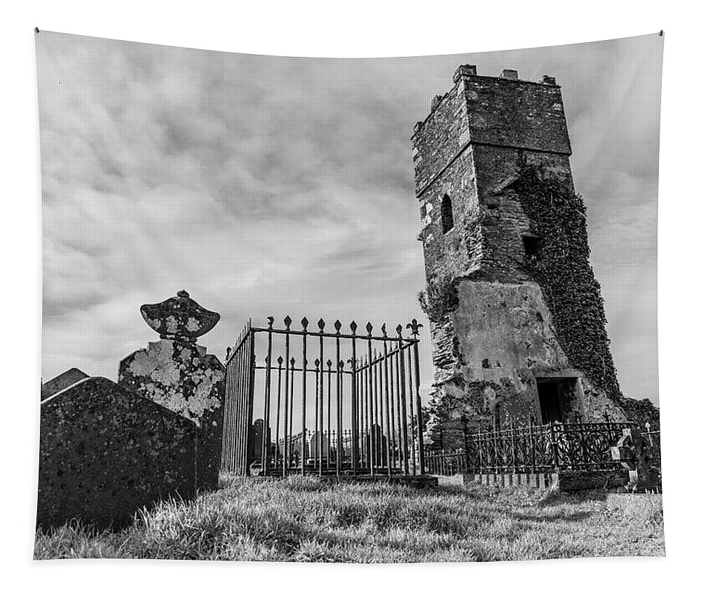 Canon Travel Photography Tapestry featuring the photograph Valentia Island ireland Grave by John McGraw