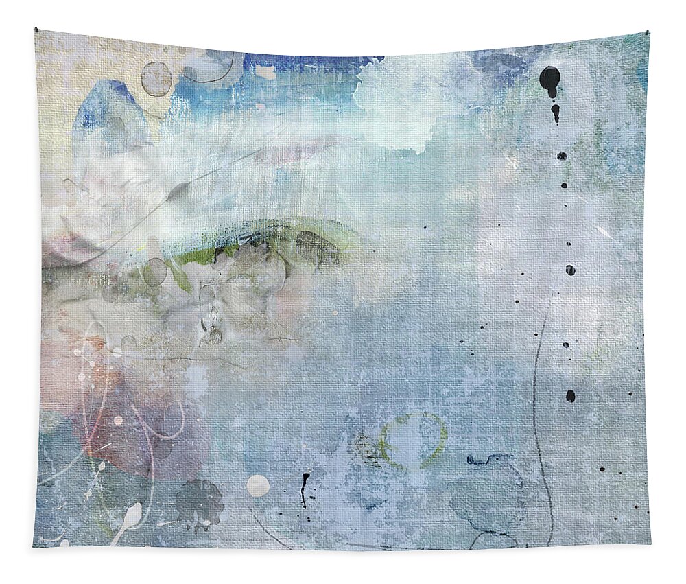 Abstract Tapestry featuring the photograph Valley in the Clouds by Karen Lynch