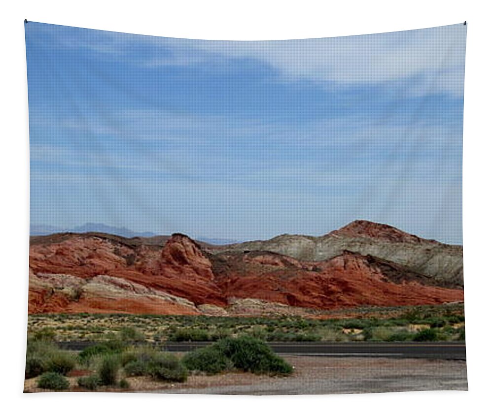 Red Tapestry featuring the photograph Valley of Fire 2 Photograph by Kimberly Walker