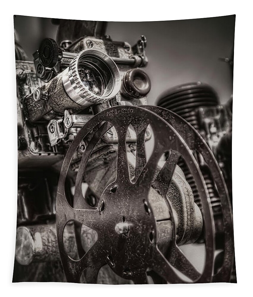 Projector Tapestry featuring the photograph Vintage 16mm by Scott Norris