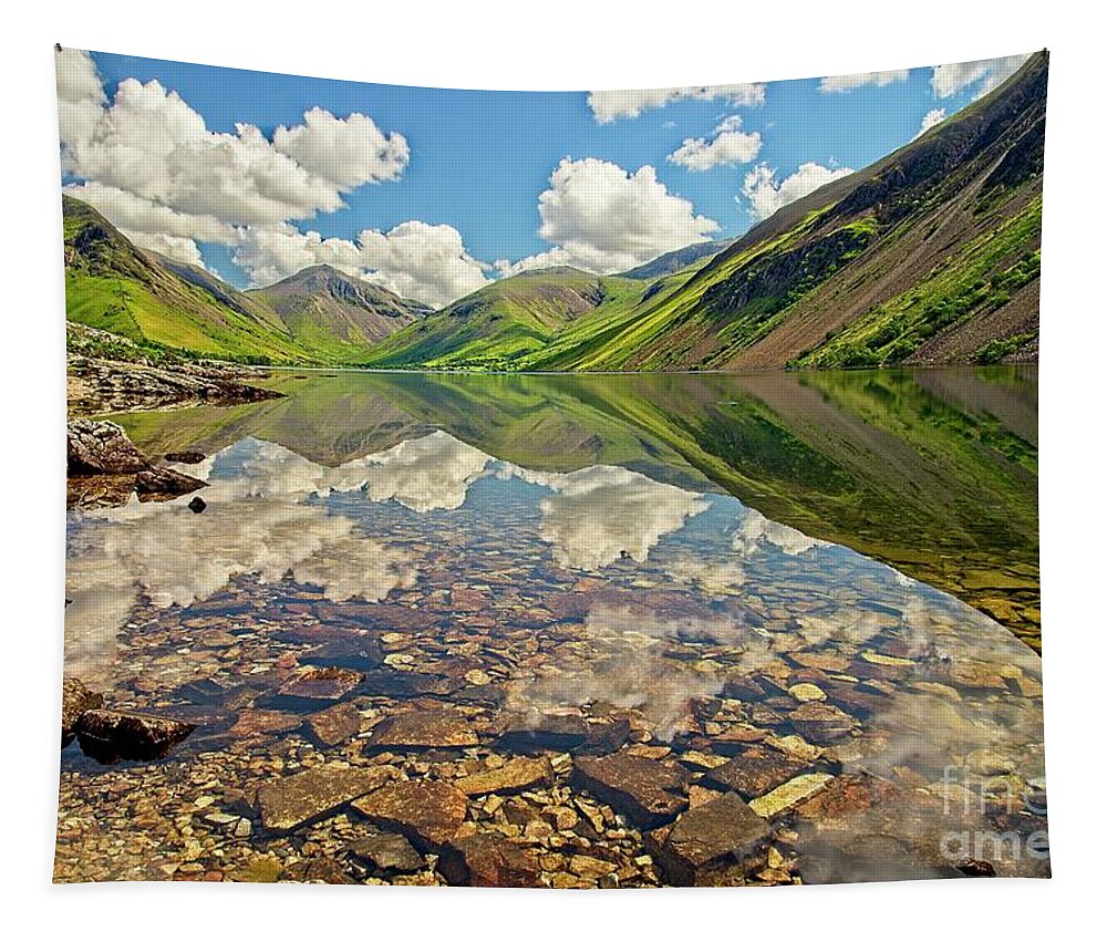 Wastwater Tapestry featuring the photograph Wastwater Lake District by Martyn Arnold