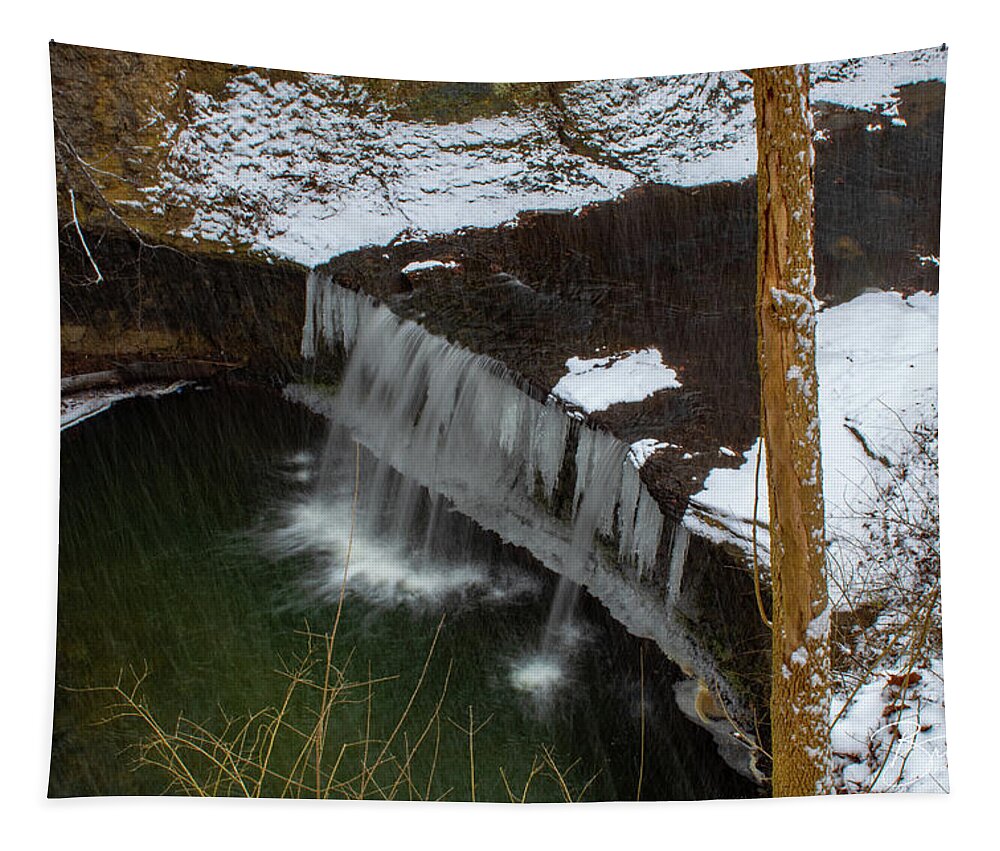  Tapestry featuring the photograph Waterfall 3 by Brian Jones