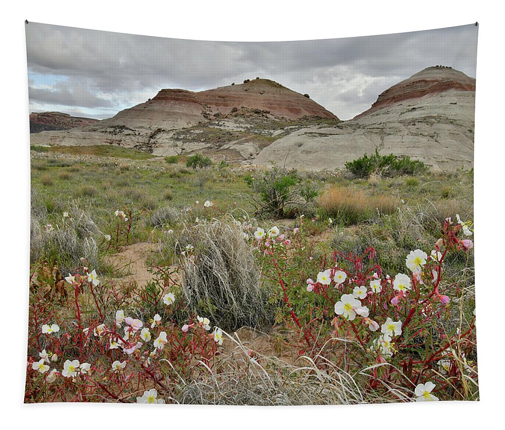 Ruby Mountain Tapestry featuring the photograph Wildflower Prairie at Ruby Mountain by Ray Mathis