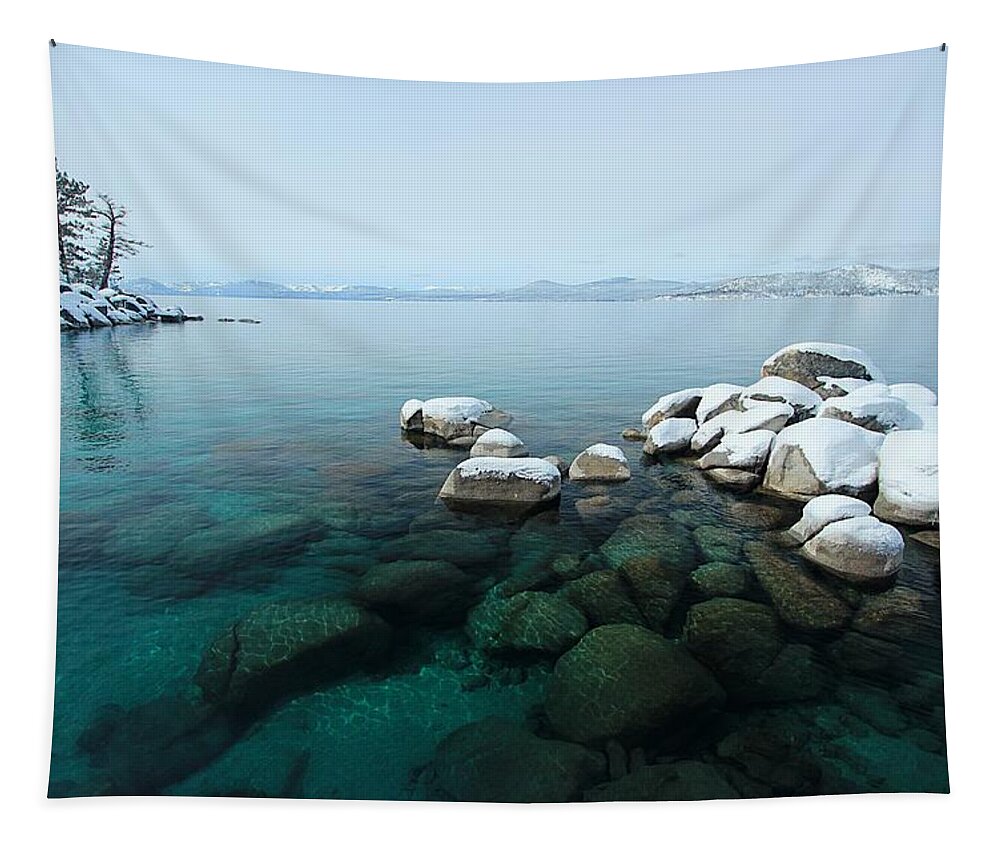 Lake Tahoe Tapestry featuring the photograph Winter's Eye by Sean Sarsfield