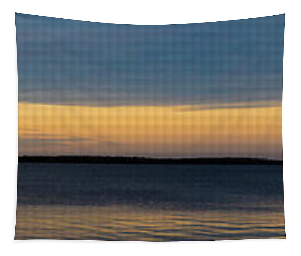 Alabama Tapestry featuring the photograph Wolf Bay Sunset by James-Allen