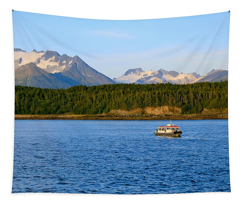 Alaska Tapestry featuring the photograph Alaska 1 #1 by Carol Jorgensen