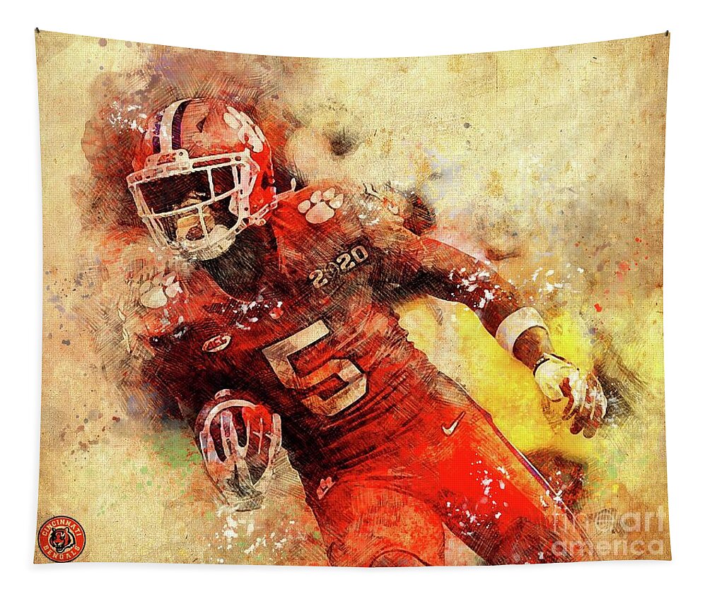 https://render.fineartamerica.com/images/rendered/default/flat/tapestry/images/artworkimages/medium/3/1-cincinnati-bengals-american-football-team-nflfootball-playersports-posters-for-sports-fans-drawspots-illustrations.jpg?&targetx=-13&targety=0&imagewidth=957&imageheight=794&modelwidth=930&modelheight=794&backgroundcolor=CD603C&orientation=1&producttype=tapestry-50-61