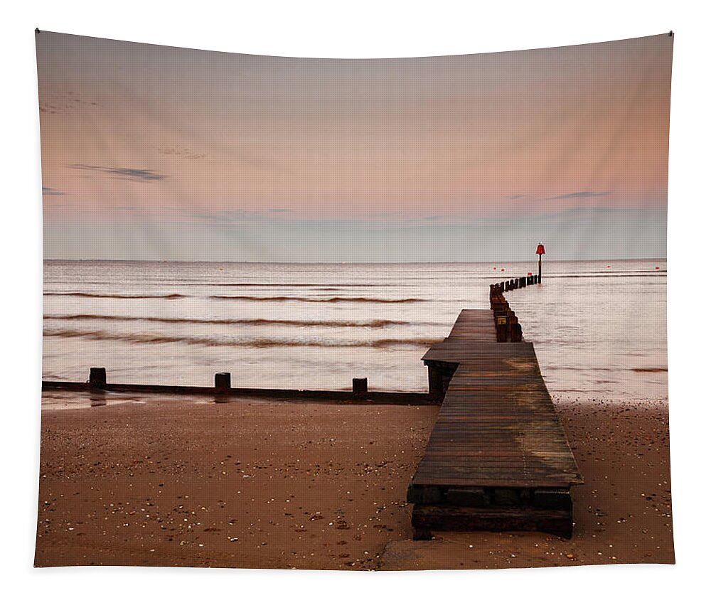 Cleethorpes Tapestry featuring the photograph Cleethorpes #1 by Ian Middleton