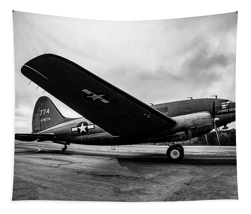 Curtiss C46 Commando Tapestry featuring the photograph Curtiss c-46 Commando #2 by Flees Photos