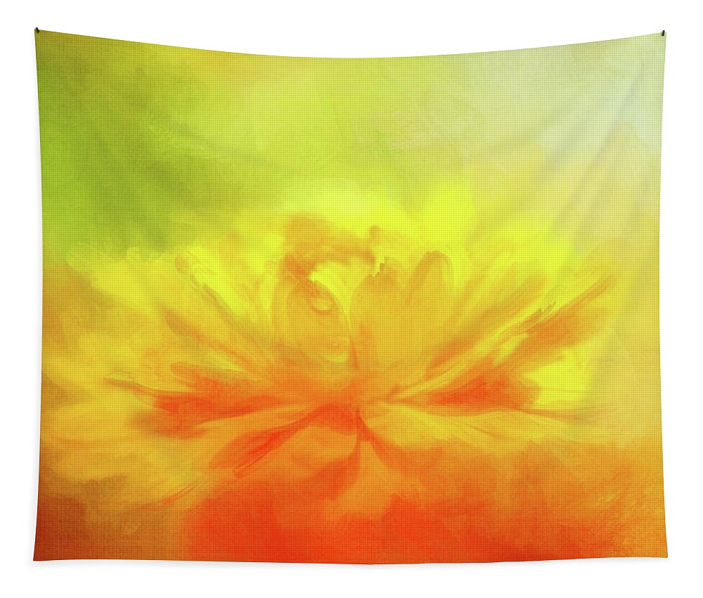 Photography Tapestry featuring the digital art Daisy Dreaming by Terry Davis