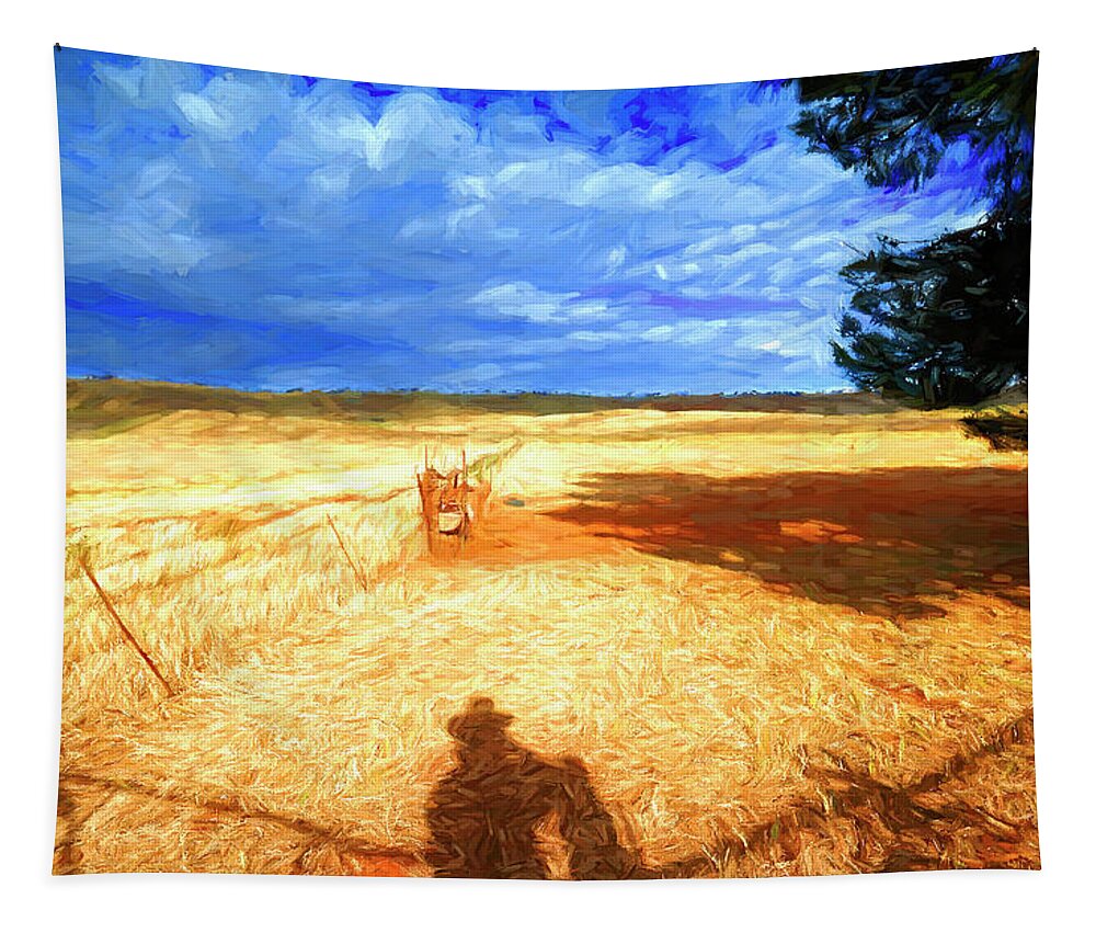 Country Tapestry featuring the digital art Day Dreaming #2 by Wayne Sherriff