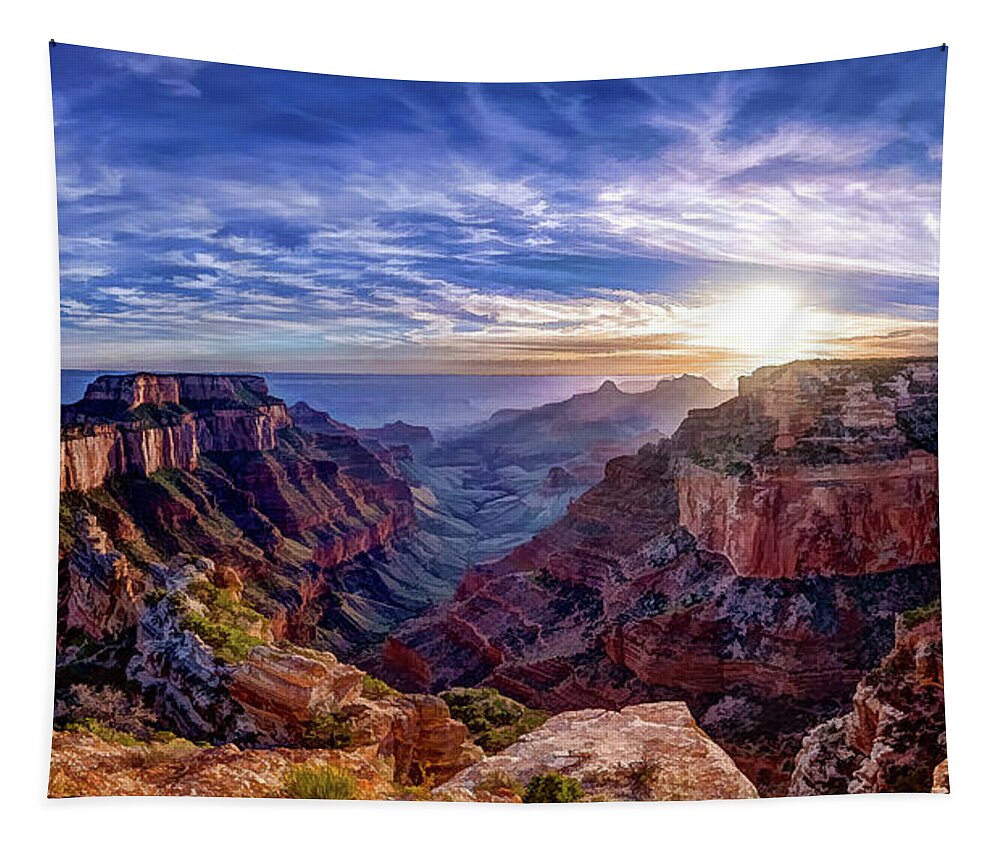 Scenic Arizona Tapestry featuring the photograph Eternal Transformation by ABeautifulSky Photography by Bill Caldwell