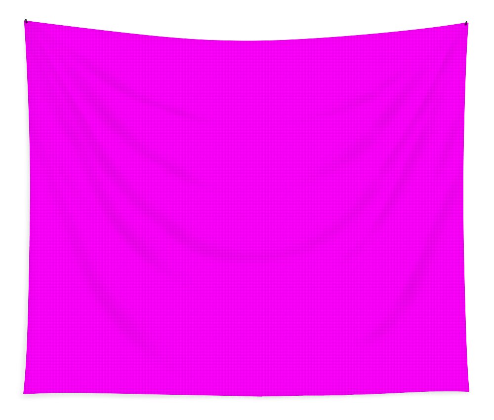 Fuchsia Tapestry featuring the digital art Fuchsia Colour #1 by TintoDesigns