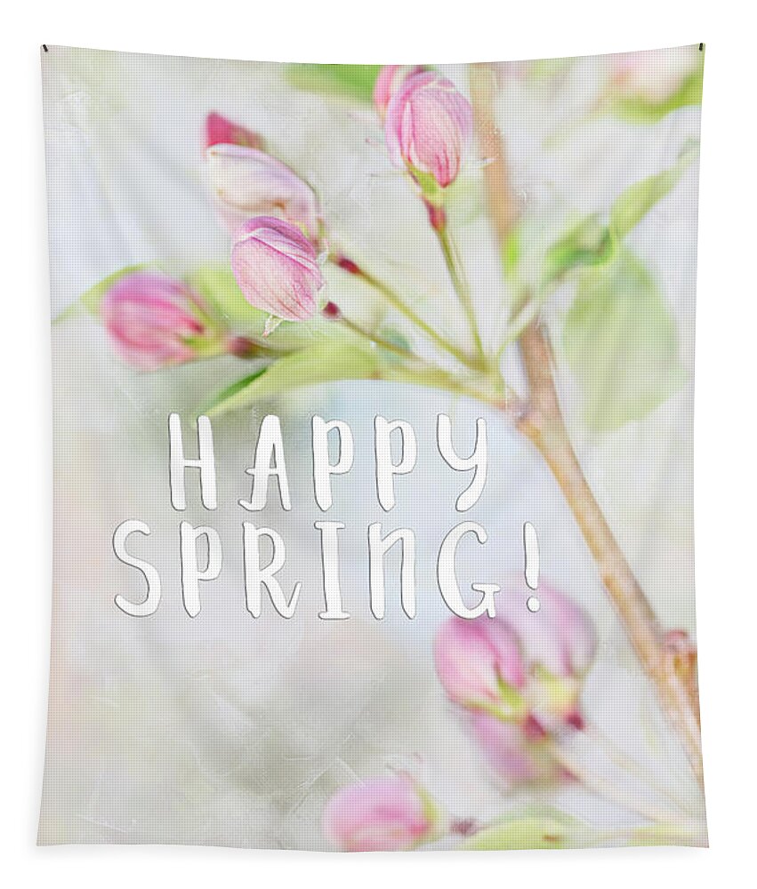Tree Tapestry featuring the photograph Happy Spring #1 by Jennifer Grossnickle