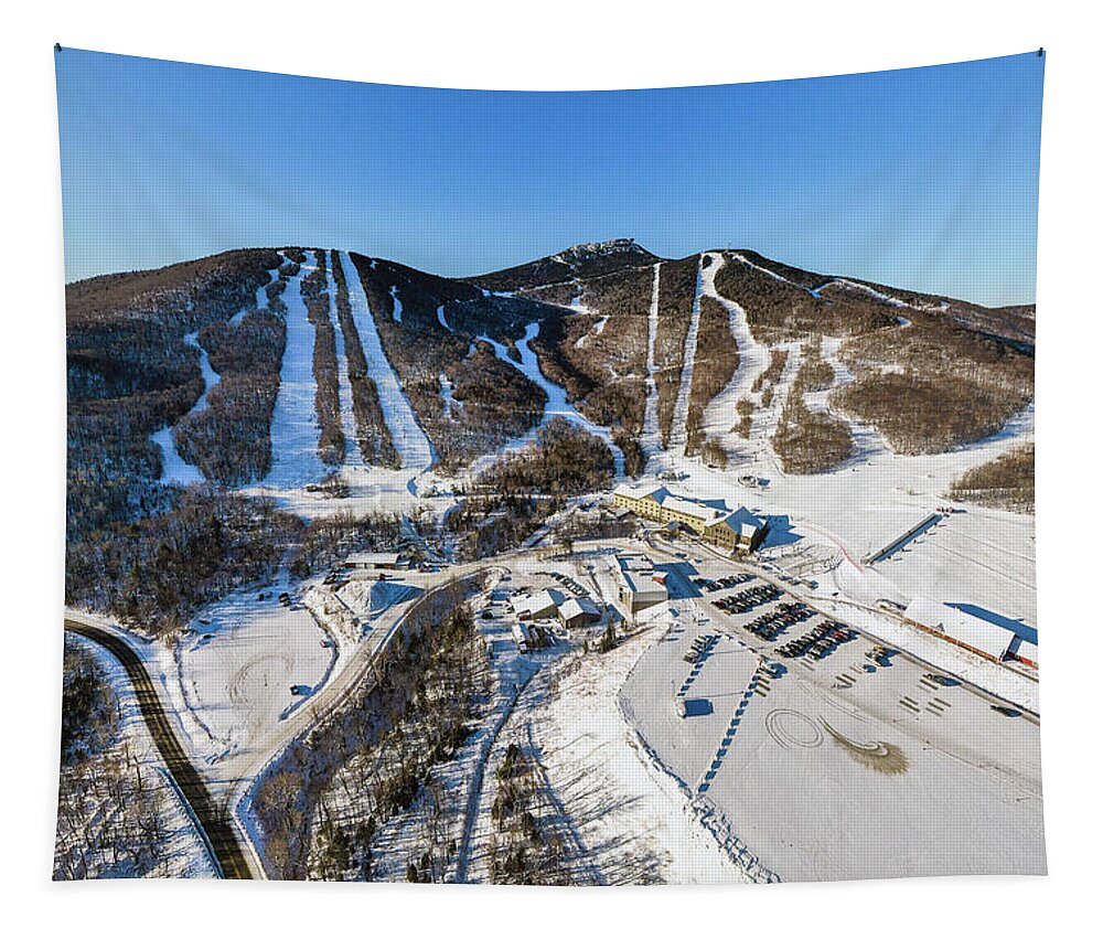 Jay Peak Tapestry featuring the photograph Jay Peak Vermont #1 by John Rowe