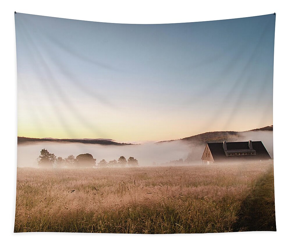 Kvilda Tapestry featuring the photograph Jewel of the Bohemian Forest #1 by Vaclav Sonnek