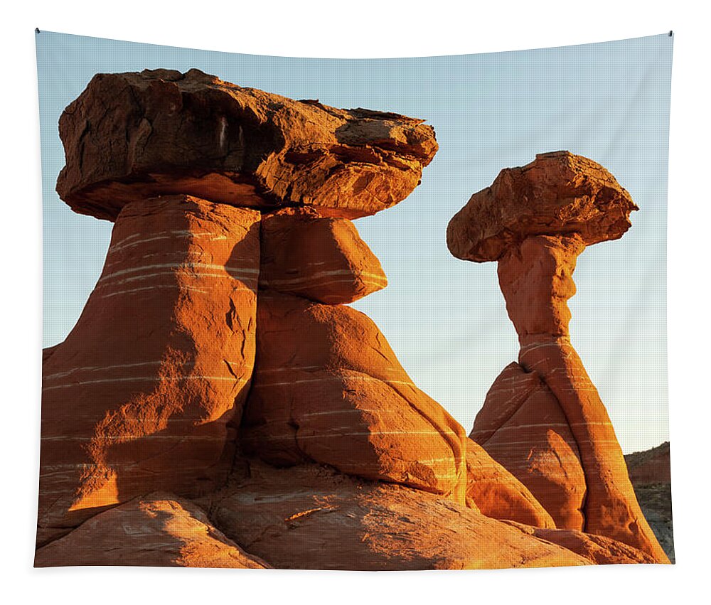 Utah Tapestry featuring the photograph Last Light II #1 by James Marvin Phelps