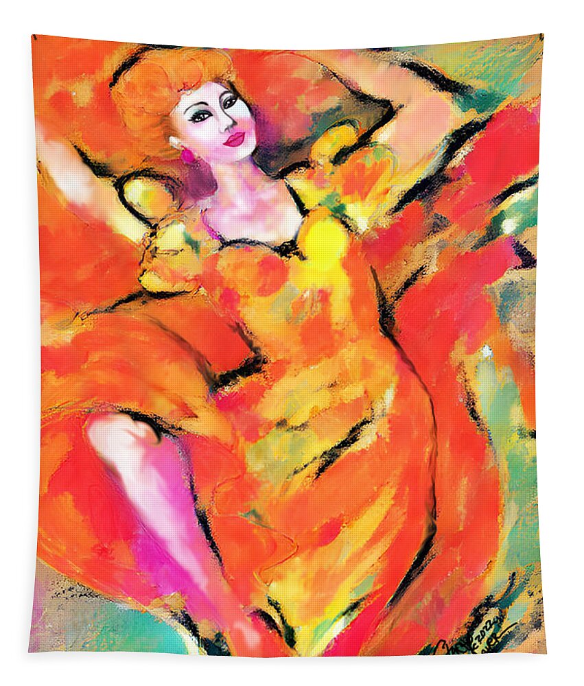 Figurative Art Tapestry featuring the digital art New Dancing Shoes 06 by Stacey Mayer