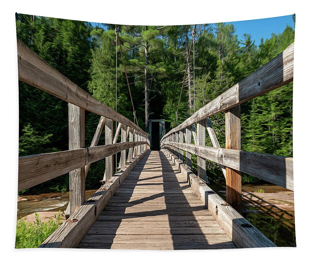 North Country National Scenic Trail Tapestry featuring the photograph North Country National Scenic Trail #1 by Sandra J's