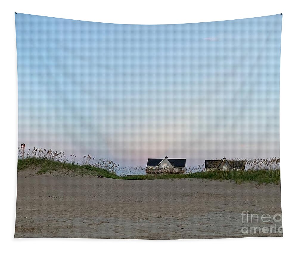  Tapestry featuring the photograph OBX #1 by Annamaria Frost