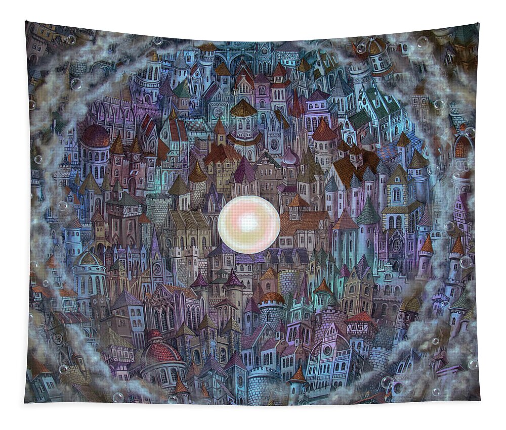 Art Tapestry featuring the painting Pearl by Victor Molev