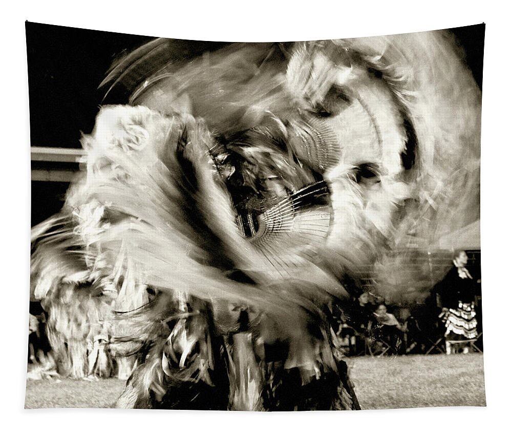 Fancy Dancer Tapestry featuring the photograph Pow Wow Dancer by Cynthia Dickinson